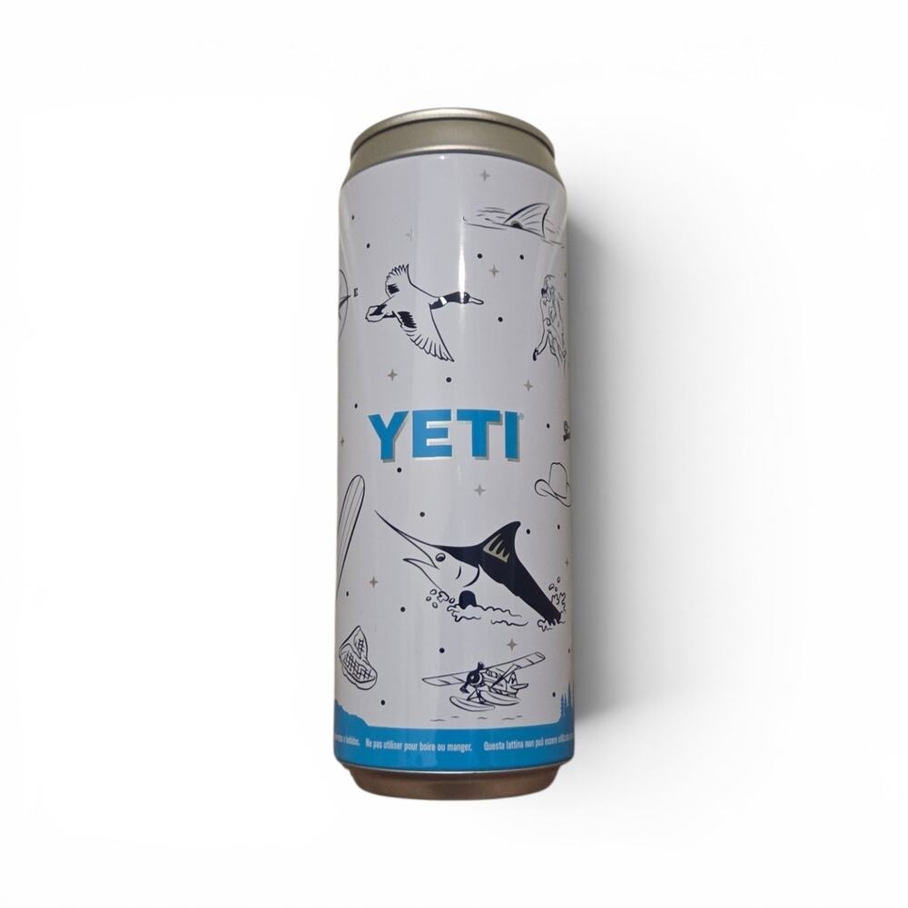 Yeti Stash Can 12 Oz Storage Cannister Collectible Outdoor Motif NEW